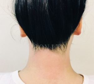 BONITOのうなじワックスでうなじ美人へ。アップスタイルがとても映えます。