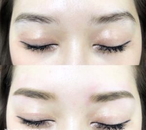 正しい位置に眉毛があるだけで顔の印象が変わり垢抜けれます。