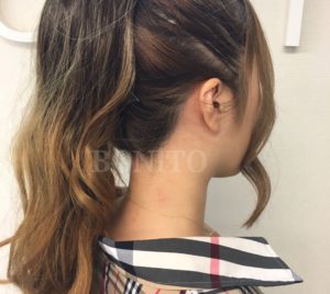 うなじワックスでアップスタイル美人へ。これからの季節にとてもおすすめです！