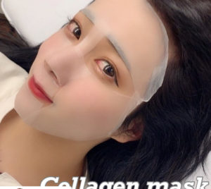 コラーゲンマスクで雪肌目指しましょう！