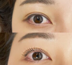 まつ毛上げるだけでこんなに違います！